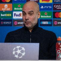 Manchester City Training Session And Press Conference - UEFA Champions League 2024/25 League Phase MD3