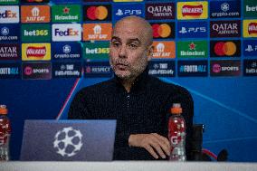 Manchester City Training Session And Press Conference - UEFA Champions League 2024/25 League Phase MD3