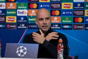 Manchester City Training Session And Press Conference - UEFA Champions League 2024/25 League Phase MD3