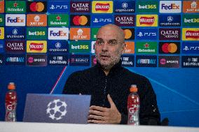 Manchester City Training Session And Press Conference - UEFA Champions League 2024/25 League Phase MD3