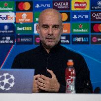 Manchester City Training Session And Press Conference - UEFA Champions League 2024/25 League Phase MD3