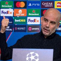 Manchester City Training Session And Press Conference - UEFA Champions League 2024/25 League Phase MD3