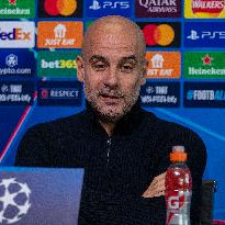 Manchester City Training Session And Press Conference - UEFA Champions League 2024/25 League Phase MD3