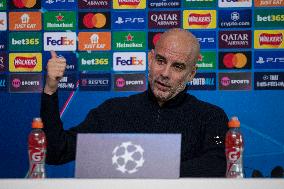 Manchester City Training Session And Press Conference - UEFA Champions League 2024/25 League Phase MD3