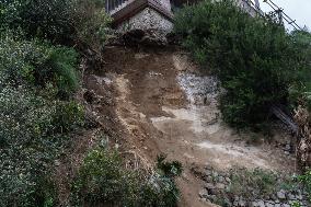 Landslide In Capri.