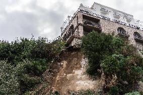 Landslide In Capri.