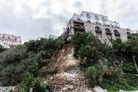 Landslide In Capri.