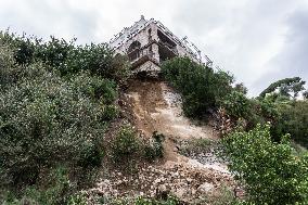 Landslide In Capri.