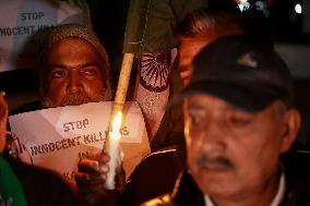 Protest Against Target Killings In Kashmir