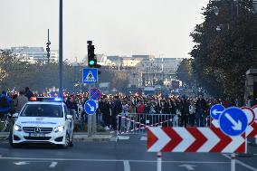 Memorial On The Anniversary Of The The 1956 Hungarian Revolution Amid Attack Concerns