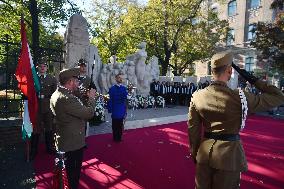 Memorial On The Anniversary Of The The 1956 Hungarian Revolution Amid Attack Concerns