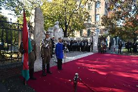 Memorial On The Anniversary Of The The 1956 Hungarian Revolution Amid Attack Concerns