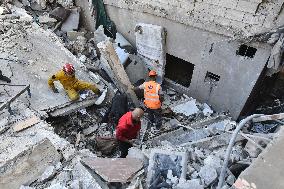 30 Killed In Israeli Airstrike Near Hospital In Southern Beirut