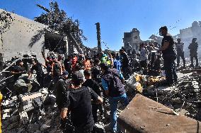 30 Killed In Israeli Airstrike Near Hospital In Southern Beirut