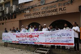 Capital Market Investors Protest In Bangladesh