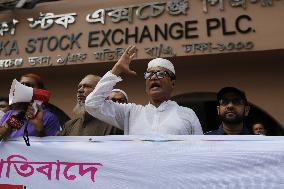 Capital Market Investors Protest In Bangladesh