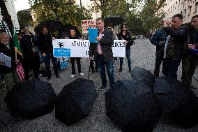 Protest In Sofia, Bulgaria.