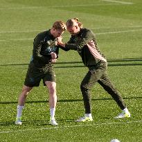 Manchester City Training Session And Press Conference - UEFA Champions League 2024/25 League Phase MD3