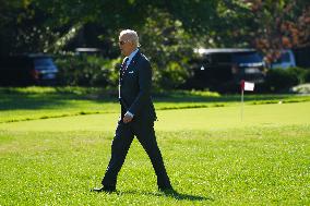 President Biden Departs The White House To Head To New Hampshire For A Speech On Prescription Drug Prices.