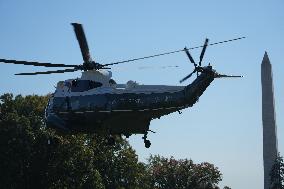 President Biden Departs The White House To Head To New Hampshire For A Speech On Prescription Drug Prices.