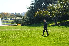 President Biden Departs The White House To Head To New Hampshire For A Speech On Prescription Drug Prices.