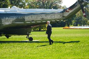 President Biden Departs The White House To Head To New Hampshire For A Speech On Prescription Drug Prices.