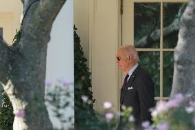 President Biden Departs The White House To Head To New Hampshire For A Speech On Prescription Drug Prices.