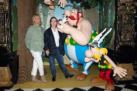 Asterix and Obelix's Wax Figure At Grevin Museum