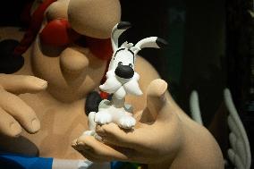 Asterix and Obelix's Wax Figure At Grevin Museum