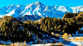 Qilian Mountains After Snow in Zhangye