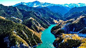 Qilian Mountains After Snow in Zhangye