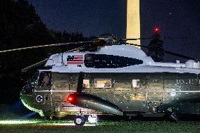 US President Joe Biden returns to White House from New Hampshire