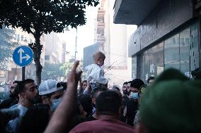 Displaced People Protest Eviction - Beirut