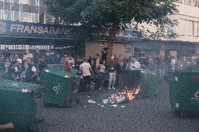 Displaced People Protest Eviction - Beirut