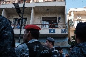 Displaced People Protest Eviction - Beirut