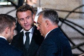 Hungarian PM Orban At The Elysee - Paris