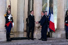 Hungarian PM Orban At The Elysee - Paris