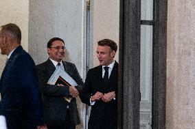 Hungarian PM Orban At The Elysee - Paris