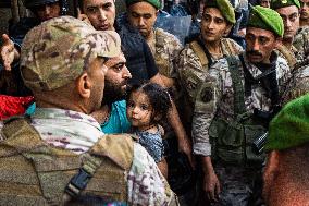 Displaced People Protest Eviction - Beirut