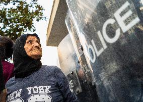 Displaced People Protest Eviction - Beirut