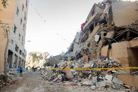 Israel Pounds Southern Suburb - Beirut