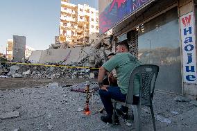 Israel Pounds Southern Suburb - Beirut