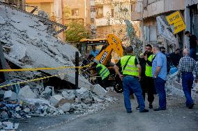 Israel Pounds Southern Suburb - Beirut