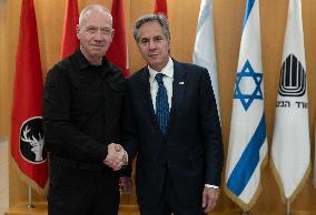 Blinken Meets Israeli Leaders - Israel