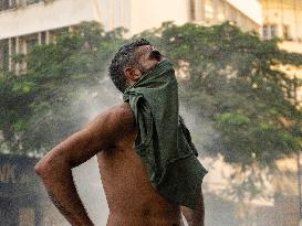 Displaced People Protest Eviction - Beirut