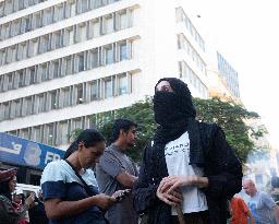 Displaced People Protest Eviction - Beirut