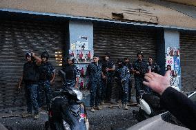 Displaced People Protest Eviction - Beirut