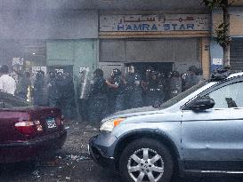 Displaced People Protest Eviction - Beirut