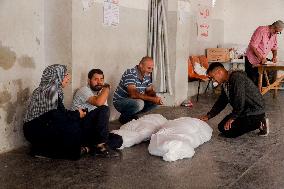 Multiple Casualties Arrive At Al-Ahli Arab Hospital - Gaza