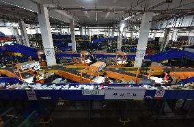 Double 11 Shopping Carnival Logistics Peak in Fuyang